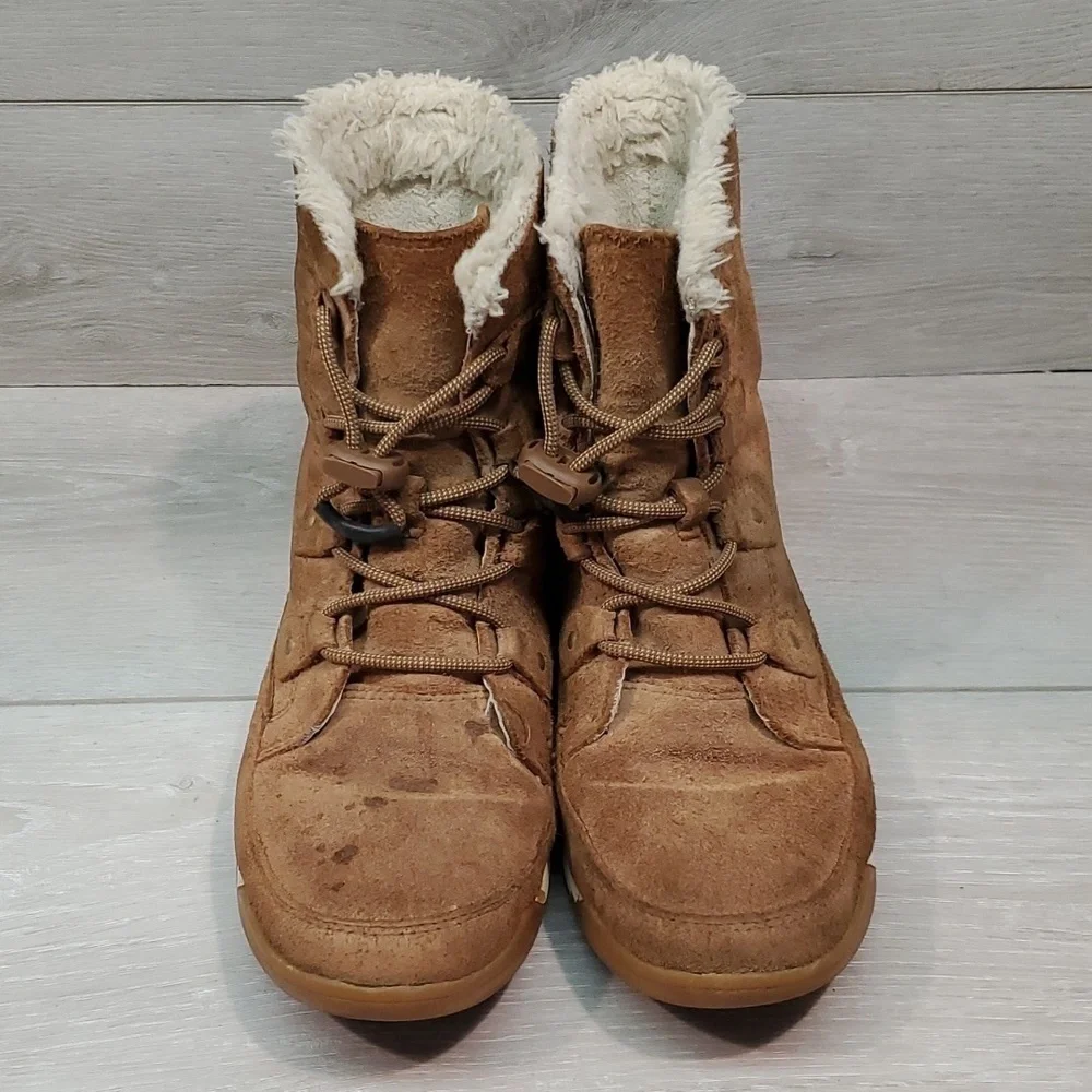 Sorel Big Kids Girls Whitney Juniors Joan Outdoor Leather Ankle Boots shoes 4